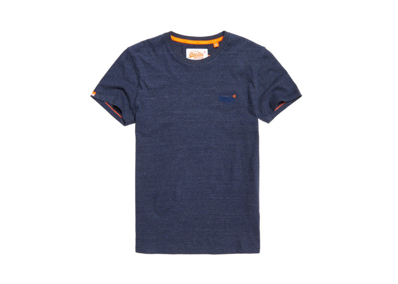 Orange Label Vintage Embroidery T-Shirt Atlantic Navy Grit