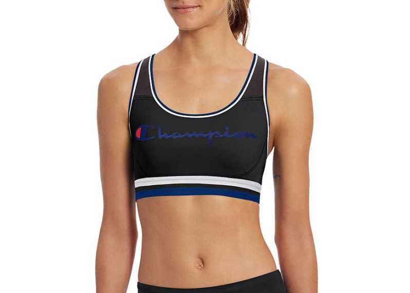 The Absolute Mesh Sports Bra, Script Logo