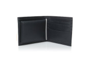 Leather Dore Passcase Billfold Wallet with Removable Card Holder