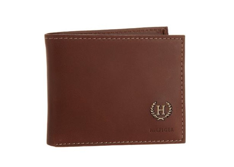 Men's 100% Leather Passcase Wallet