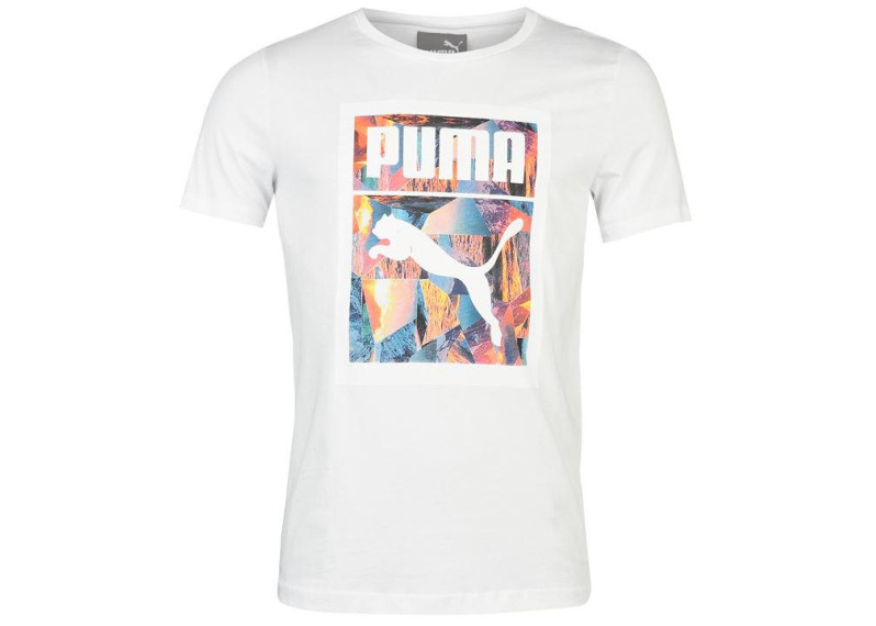 Puma Mountain QT Tee Mens - White