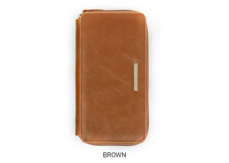 Round Zipper Long Wallet