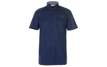 Zip Pocket Short Sleeve Shirt Mens