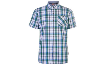 Short Sleeve Check Shirt Mens