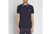 SLIM FIT TWIN TIPPED POLO