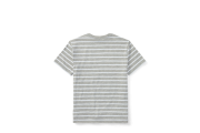 大童 Striped Jersey V-Neck T-Shirt