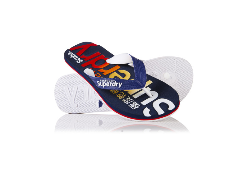 Scuba Logo Faded Flip Flops