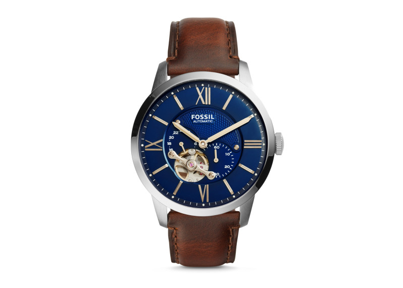 Townsman Automatic Blue Satin Dial Men's Watch