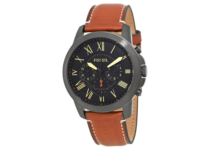 Grant Chronograph Black Dial Men's Watch