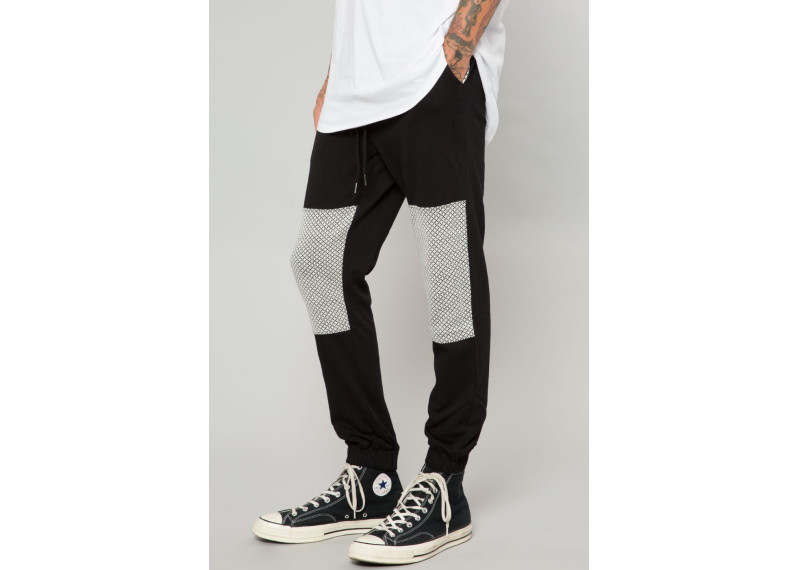 STAR TERRY PANELED JOGGER