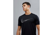 Training Dry camo logo t-shirt in black 890170-010