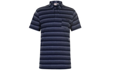 Tonal Stripe Polo Shirt Mens