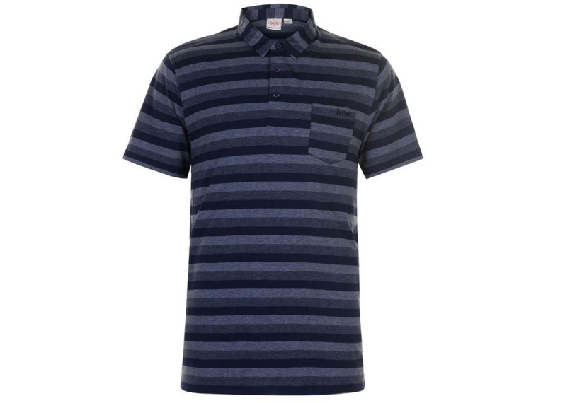 Tonal Stripe Polo Shirt Mens