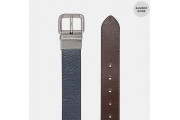 WIDE JEANS BUCKLE CUT-TO-SIZE REVERSIBLE BELT