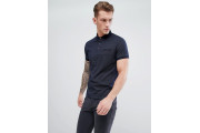 Dot Print Polo Shirt