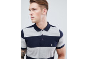 Wide Stripe Polo Shirt