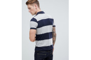 Wide Stripe Polo Shirt