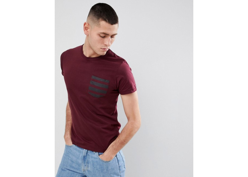 Stripe Pocket T-Shirt