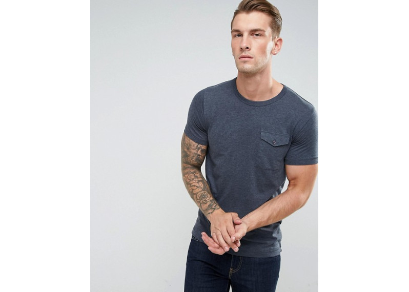 T-Shirt with Military Flap Pocket