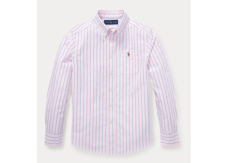 Striped Cotton Oxford Shirt