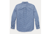 Plaid Stretch Cotton Shirt 大童裝