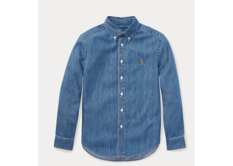 Cotton Chambray Shirt 大童裝