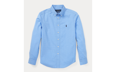 Plaid Stretch Cotton Shirt