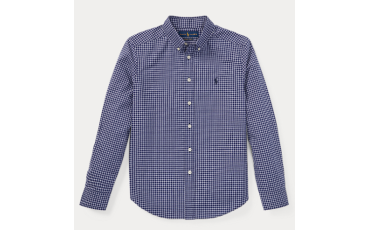 Plaid Stretch Cotton Shirt