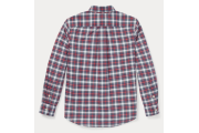 Plaid Cotton Oxford Shirt