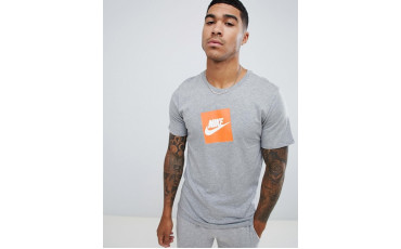 Box Logo T-Shirt In Grey