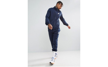 polyknit tracksuit set in navy