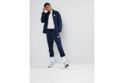 polyknit tracksuit set in navy