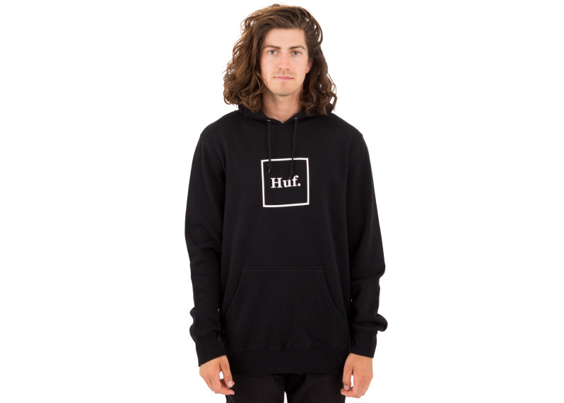 SU18 Box Logo Pullover Hoodie - Black