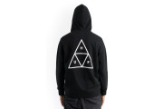 Triple Triangle Pullover Hoodie - Black