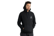 Triple Triangle Pullover Hoodie - Black