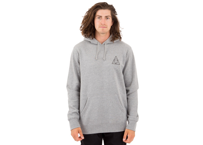 Triple Triangle Pullover Hoodie - Grey Heather