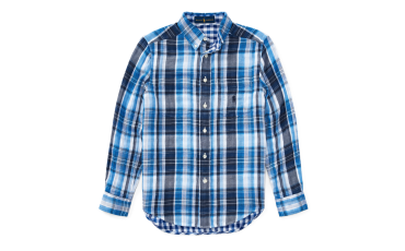 Reversible Plaid Cotton Shirt (大童裝)