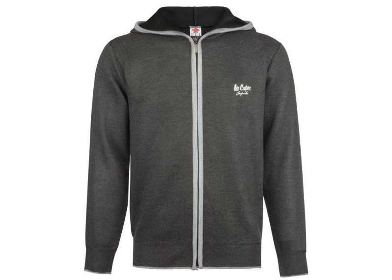 Knit Zipped Hoodie Mens