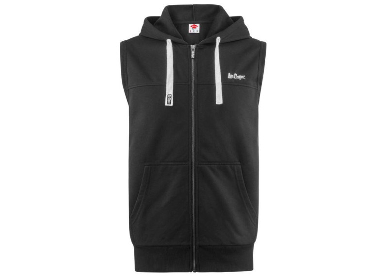 Fleece Sleeveless Hoodie Mens