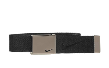 Men's Embroidered Swoosh Web Belt