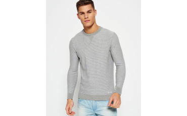 Gymnasium Stripe Crew Neck Sweater