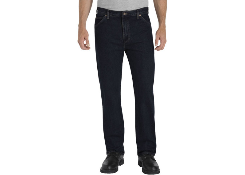 Regular Straight Fit 6-Pocket Denim Jeans