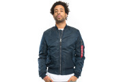 MA-1 Slim Fit Flight Jacket - Replica Blue