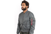 MA-1 Slim Fit Flight Jacket - Gunmetal