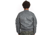 MA-1 Slim Fit Flight Jacket - Gunmetal