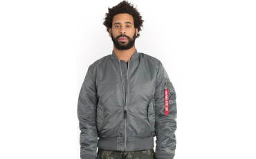 MA-1 Slim Fit Flight Jacket - Gunmetal