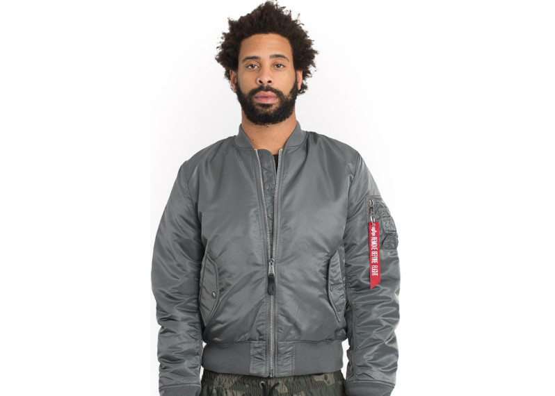 MA-1 Slim Fit Flight Jacket - Gunmetal