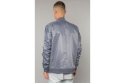 SLATE NYLON BOMBER JACKET