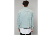 LIGHT INDIGO DENIM OVERSIZED TRUCKER JACKET