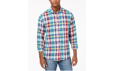 Woven Plaid Shirt